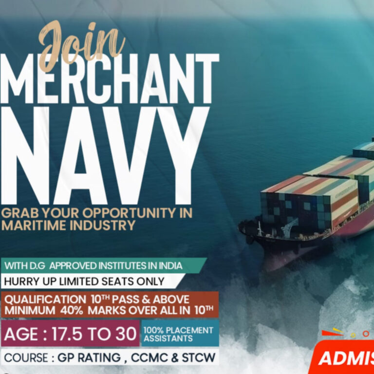 Join Merchant Navy – Europe Direct Recruitment -100% placement – 6 Month